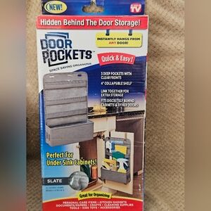 Door Pockets Organizer, NWT, Slate